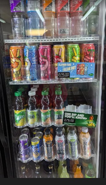 Cold beverage selection